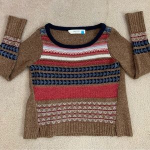 EUC Anthropologie sparrow hildasay wool blend striped sweater